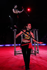 Akrobatiktruppe Liao Cheng (Foto: Martin Schmitz)